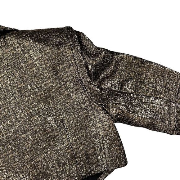 Michael Costello x REVOLVE Washington Jacket in Black & Gold - Picture 10 of 14